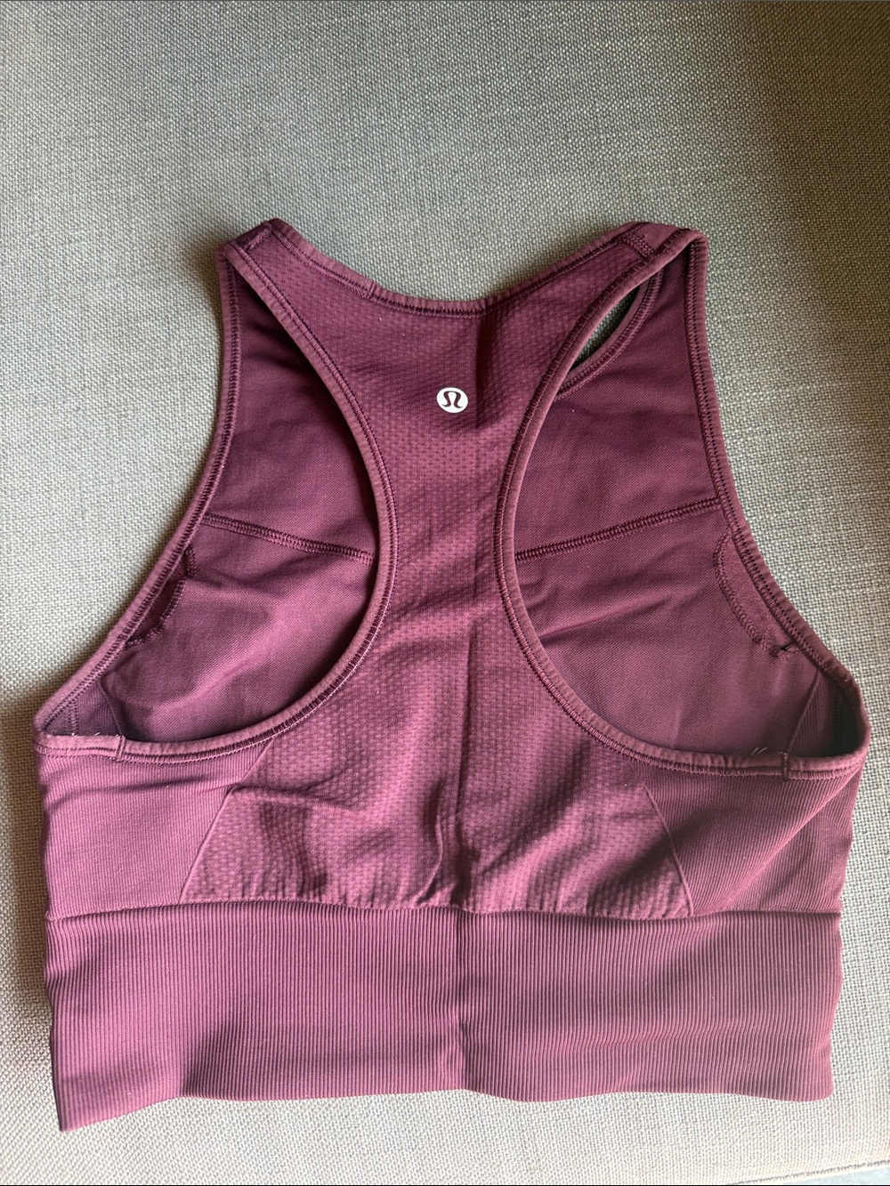 lululemon athletica Plum Racerback Support Sports Bra